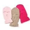 マスク1 Custom Logo Acrylic Knitted Embroidery 3 Hole Ski Mask