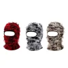 Wholesale Custom Knitted Full Face Mask Distressed Polyester Balaclava