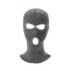 Masque de ski en acrylique tricoté avec logo personnalisé et broderie, 3 trous