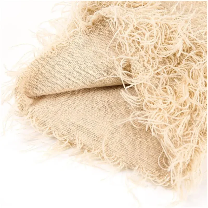 Wholesale Custom Knitted Full Face Mask Distressed Polyester Balaclava