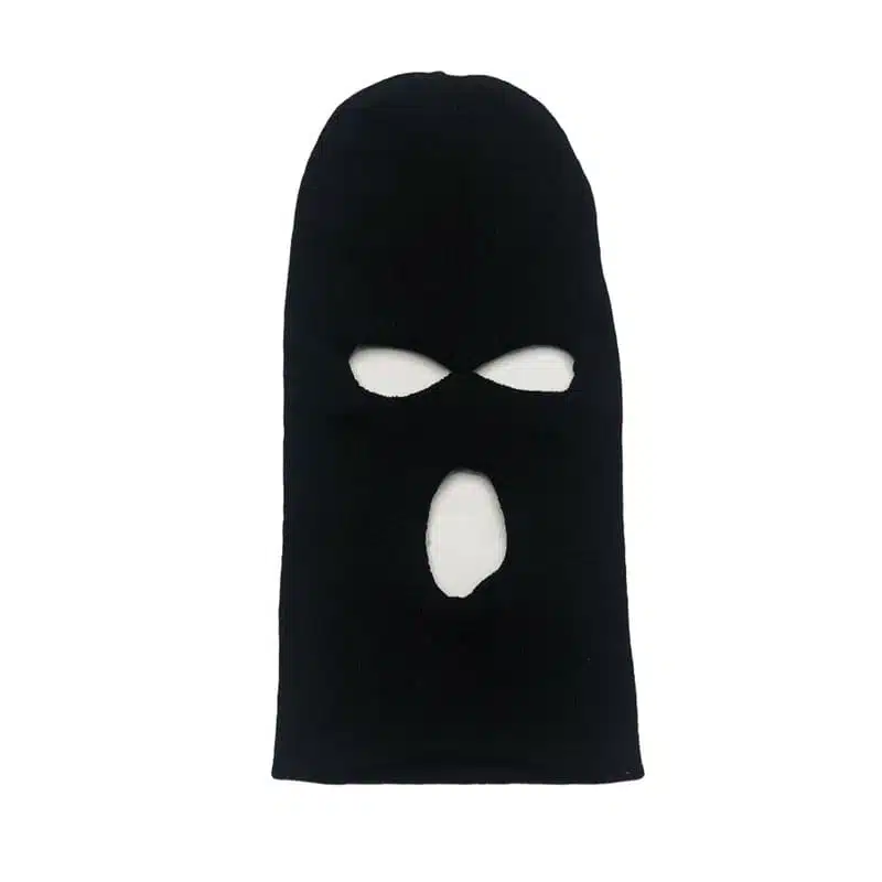 Wholesale Custom Design Embroidered 3 Hole Full Face Knit Ski Mask