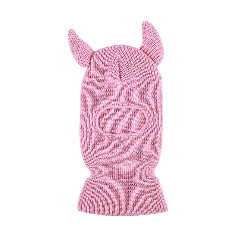 Custom Windproof 3 Hole Breathable Embroidery Knitted Ski Mask