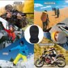 Polyester Dry Fit Full Face Black Outdoor Sports Balaclava