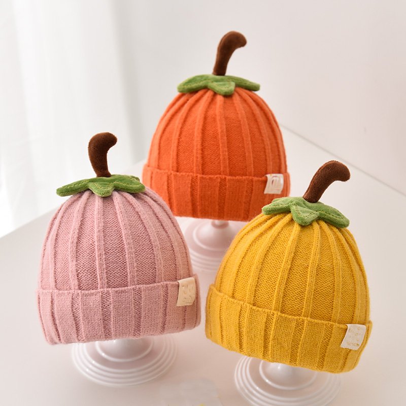 Newborn Baby Acrylic Printed Knitted Beanie