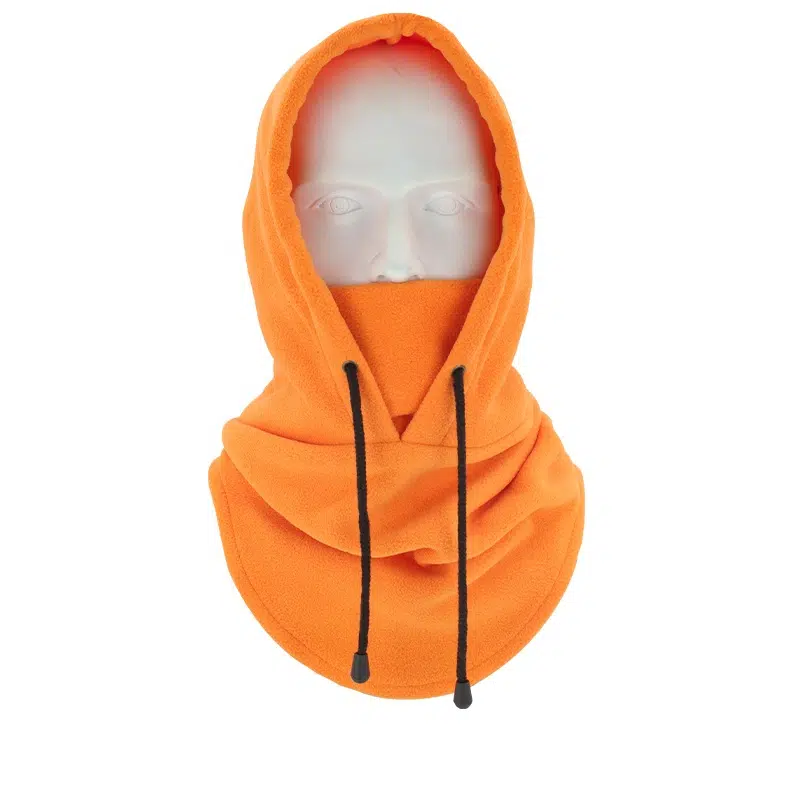 Thermische Polyester-Fleece-Kapuze im Hoodie-Stil für Outdoor-Sportarten
