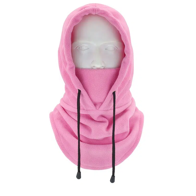 Thermische Polyester-Fleece-Kapuze im Hoodie-Stil für Outdoor-Sportarten