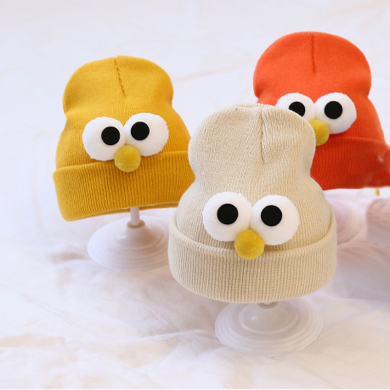 Cute Bird Style Y2K Acrylic Knitted Winter Hat For Children