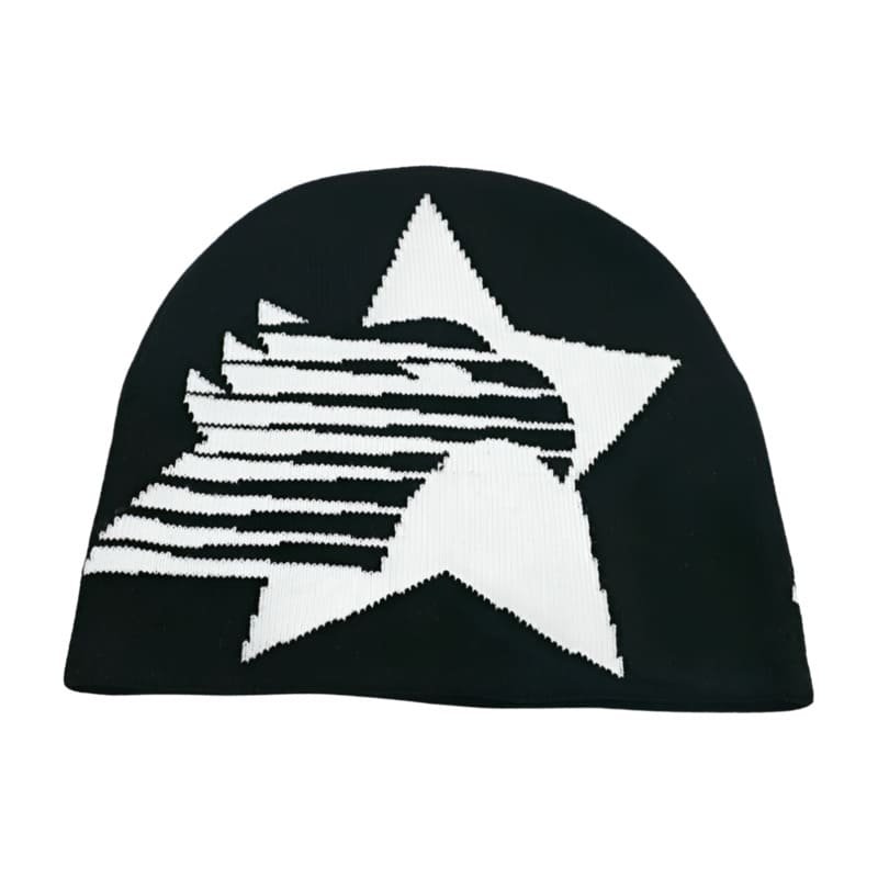 Custom Acrylic Cuffless Embroidery Beanie With Custom Logo