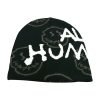 Custom Acrylic Cuffless Embroidery Beanie With Custom Logo