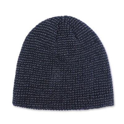 Custom Acrylic Reversible Cuffless Fleece Beanie
