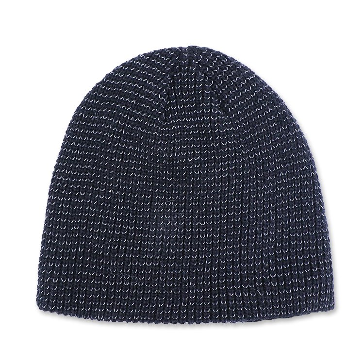 Custom Acrylic Reversible Cuffless Fleece Beanie