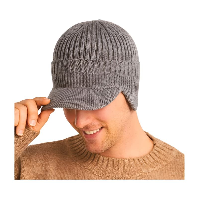 Winter Ear Protection Casual Cycling Knitted Hat for Men