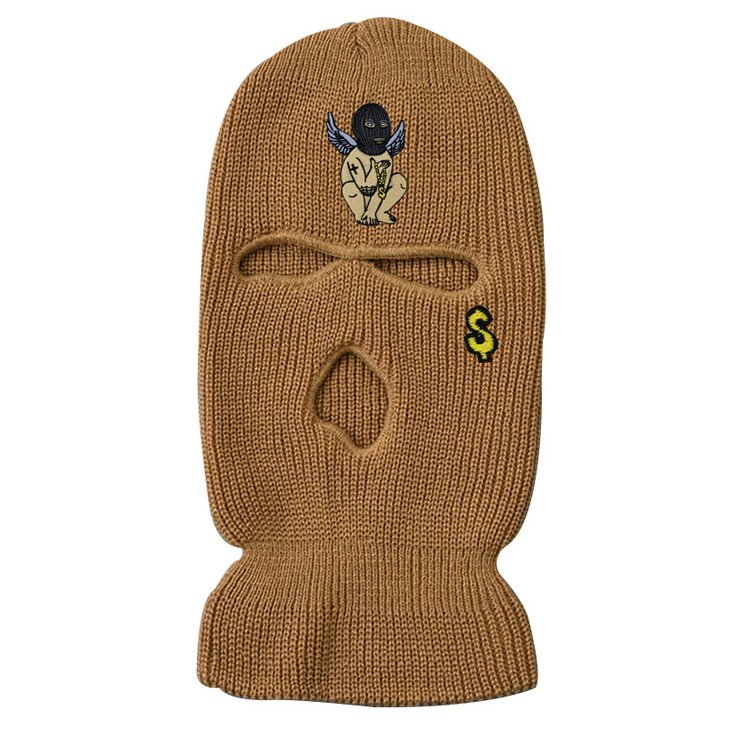 masque Acrylic Outdoor Windproof 3 Holes Embroidery Breathable Full Face Ski Mask