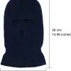 Custom Logo Acrylic Full Face Knit Ski Mask With 3 Holes