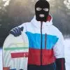 Custom Logo Acrylic Full Face Knit Ski Mask With 3 Holes
