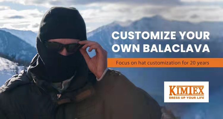 Custom logo Face Cover Ski 1 Hole Windproof Balaclava
