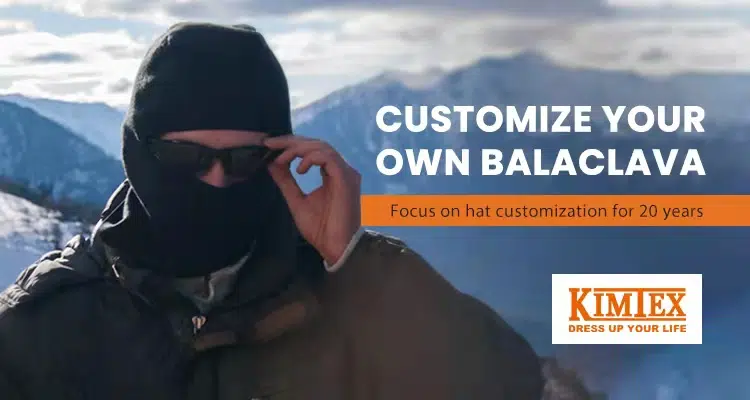 Custom logo Face Cover Ski 1 Hole Windproof Balaclava
