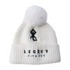 Custom Acrylic PomPom Beanie With Embroidery logo