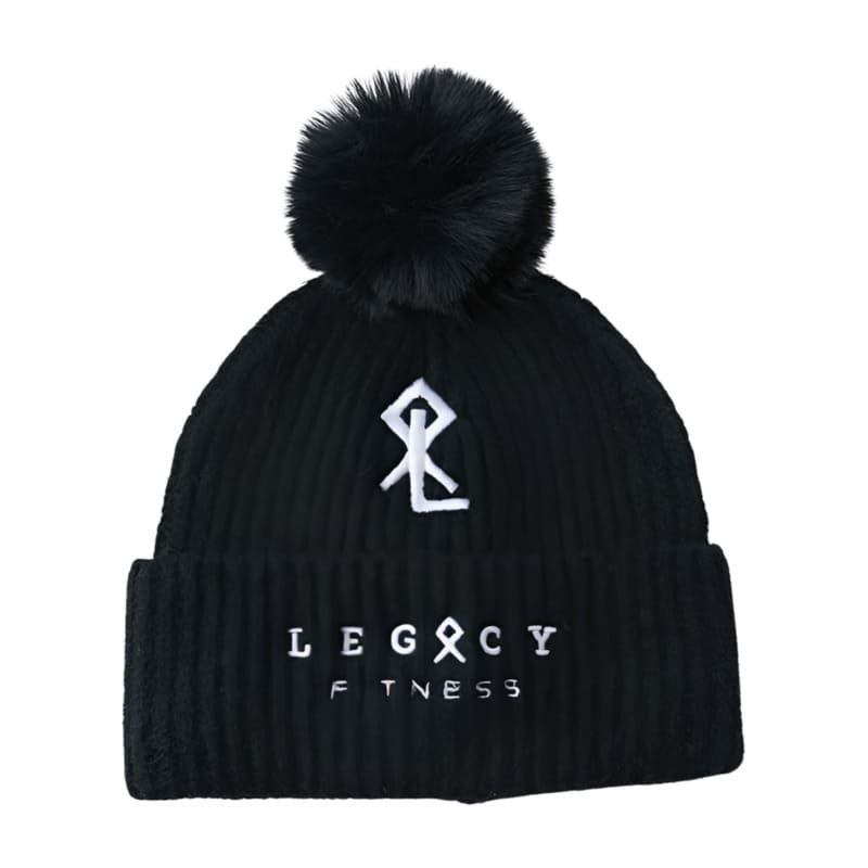 Custom Acrylic PomPom Beanie With Embroidery logo