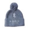 Custom Acrylic PomPom Beanie With Embroidery logo