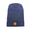 Custom Embroidery Logo Jacquard Knit Pom Pom Beanie
