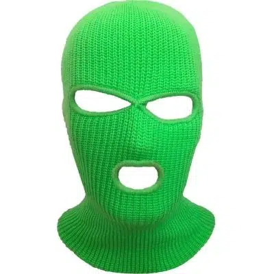 Custom3D Embroidery Logo Acrylic Knitted Ski Mask