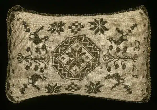 Décoration de coussin Jacquard du XVIIIe siècle