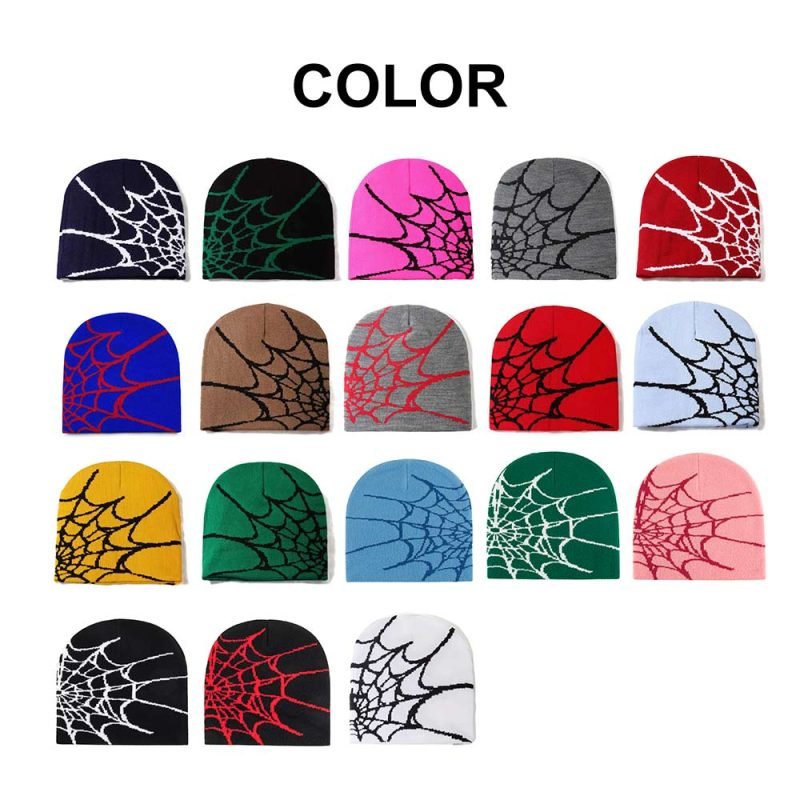 Graphic Design All Over Print Acrylic Knit Winter Jacquard Skull Beanies
