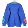 ODM Damen-Strickjacke aus Nylon/Baumwolle mit Jacquardmuster
