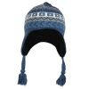 Custom Acrylic Jacquard Knitted Earflap Ski Hat for Women