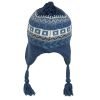 Custom Acrylic Jacquard Knitted Earflap Ski Hat for Women