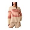 Casual Women's Polyester Loose Short Pullover Crew Neck Knit Sweater