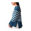 Casual Women's Polyester Loose Short Pullover Crew Neck Knit Sweater