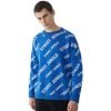 Custom Men's Cotton Jacquard Pullover Casual Crew Neck Knitted Jumper