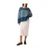 Casual Women's Polyester Loose Short Pullover Crew Neck Knit Sweater
