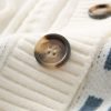 Women's Cotton Vintage Jacquard Cardigan Knitted Sweater