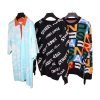 Men's Cotton Letter Jacquard Long Sleeve Pullover Knitted Sweater