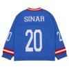 Custom Pullover Vintage Knitted Sports Jersey Embroidery Sweater for Men