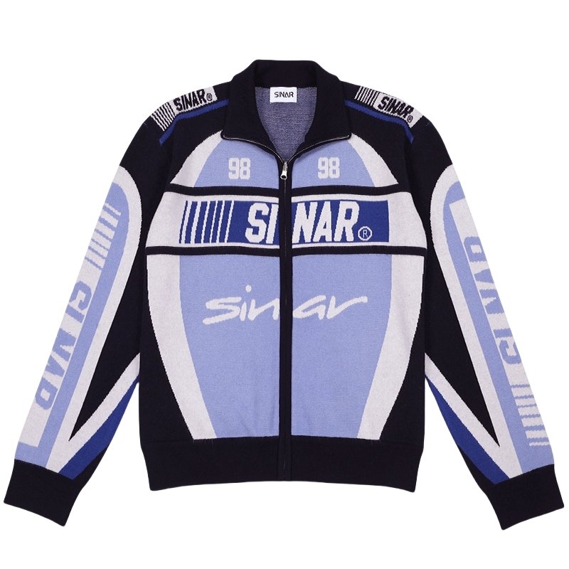 Custom Logo Men's Wool / Viscose Fashion Knitted  Zipper Sweater