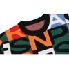 Men's Cotton Anti-wrinkle Jacquard Casual Crew Neck Knitted Sweater