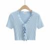 Women's Short Sleeve Anti-wrinkle Polyester Knitted Cardigan Sweater