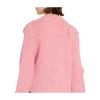 Women's Cashmere Pink Cardigan Long Sleeve Knitted Loose Sweater