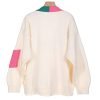 OEM & ODM Women's Viscose / Cotton Long Sleeve Jacquard Knitted Sweater