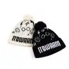 Custom Embroidery logo Acrylic Pom Pom Beanie