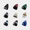 Custom Fashion Cotton Knitted Pom Pom Beanie
