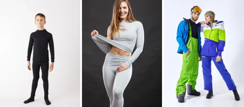 3.Thermal Underwear for Different Groups