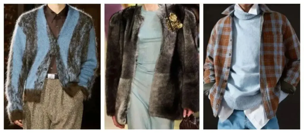 Cold River・Temperamental Icy Blue Knitwear