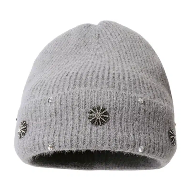 Wholesale Fashion Women's Rhinestone Sparkle Knit Beanie
