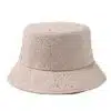 Women's Water Drop Rhinestone Bucket Hat – Cotton Fabric for Spring & Fall