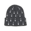 y2k3 Y2K Rhinestone Knit Beanie – Custom Logo Warm Winter Hat
